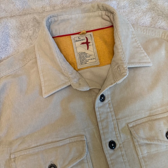 Relwen Corduroy Workshirt - Bone - Large - Picture 2 of 3